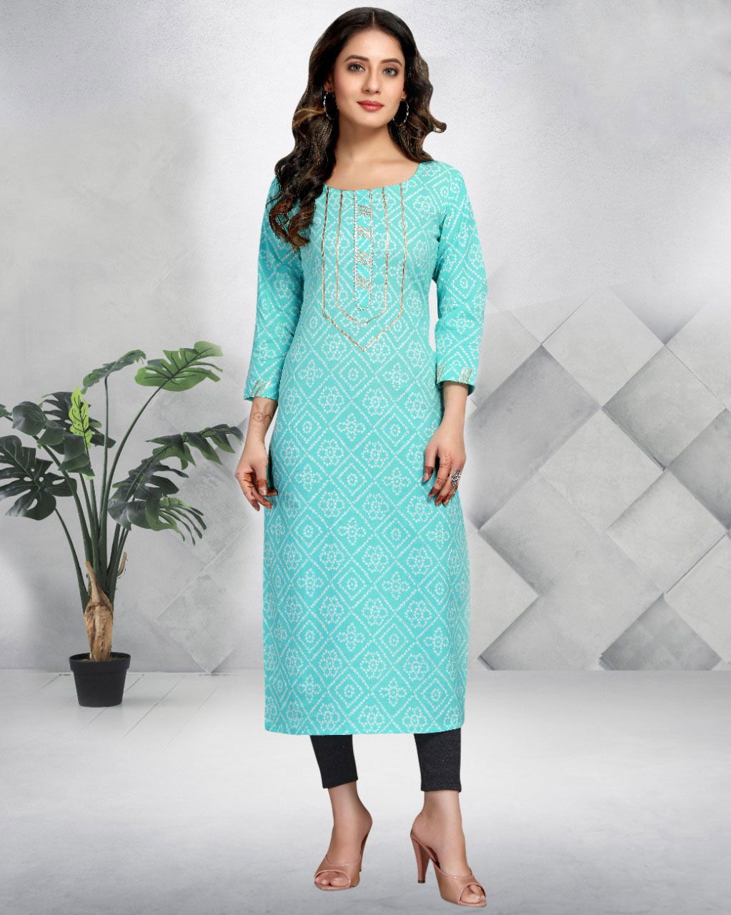 Trendy Printed 101 Regular Wear Cotton Printed Kurtis Catalog
